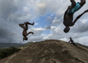 Jacmel, Haiti Acrobats